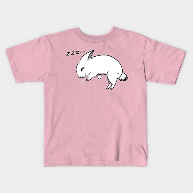 SNOOZING Kids T-Shirt by roxiqt